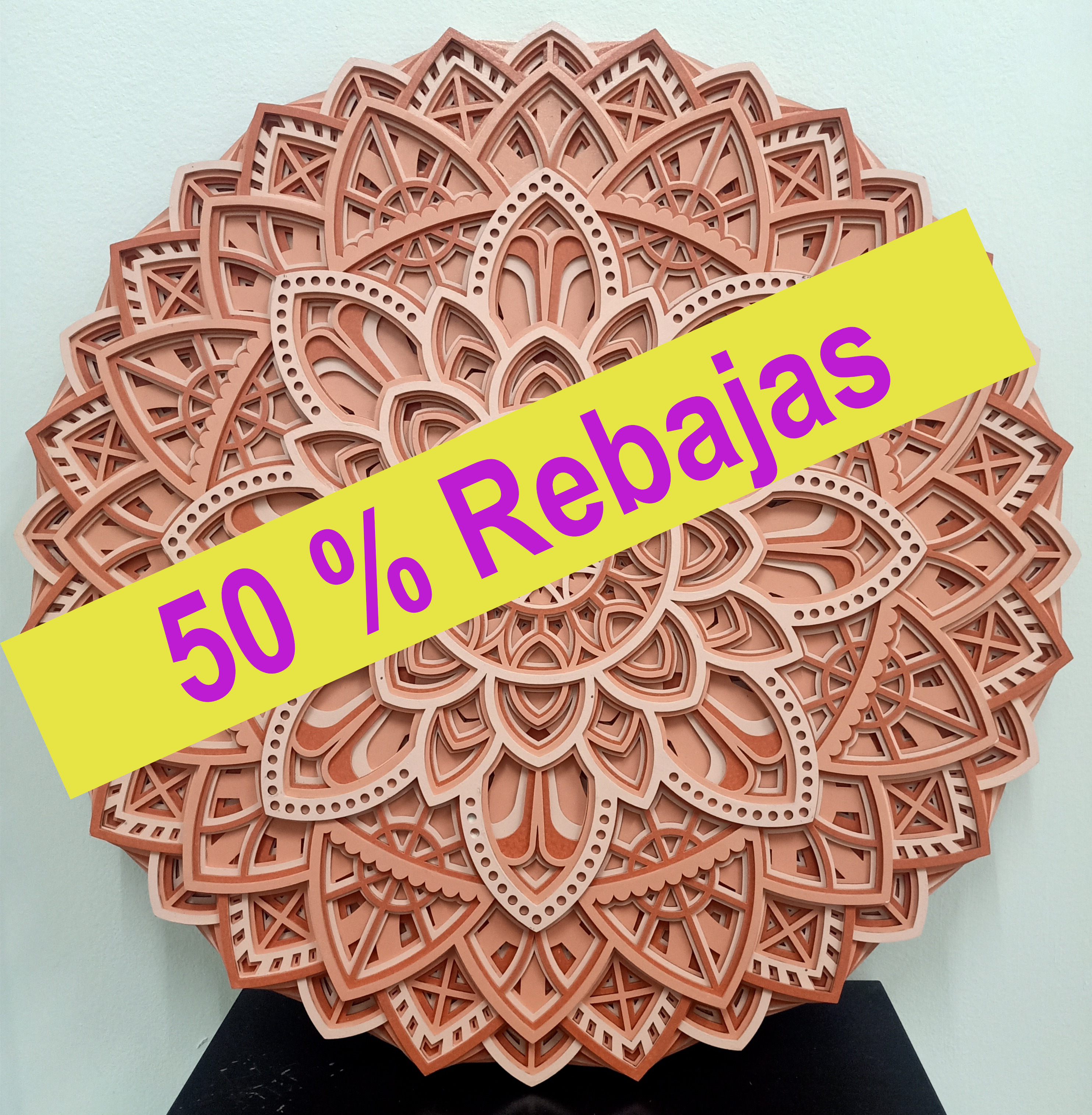 Decoración multicapa geométrica