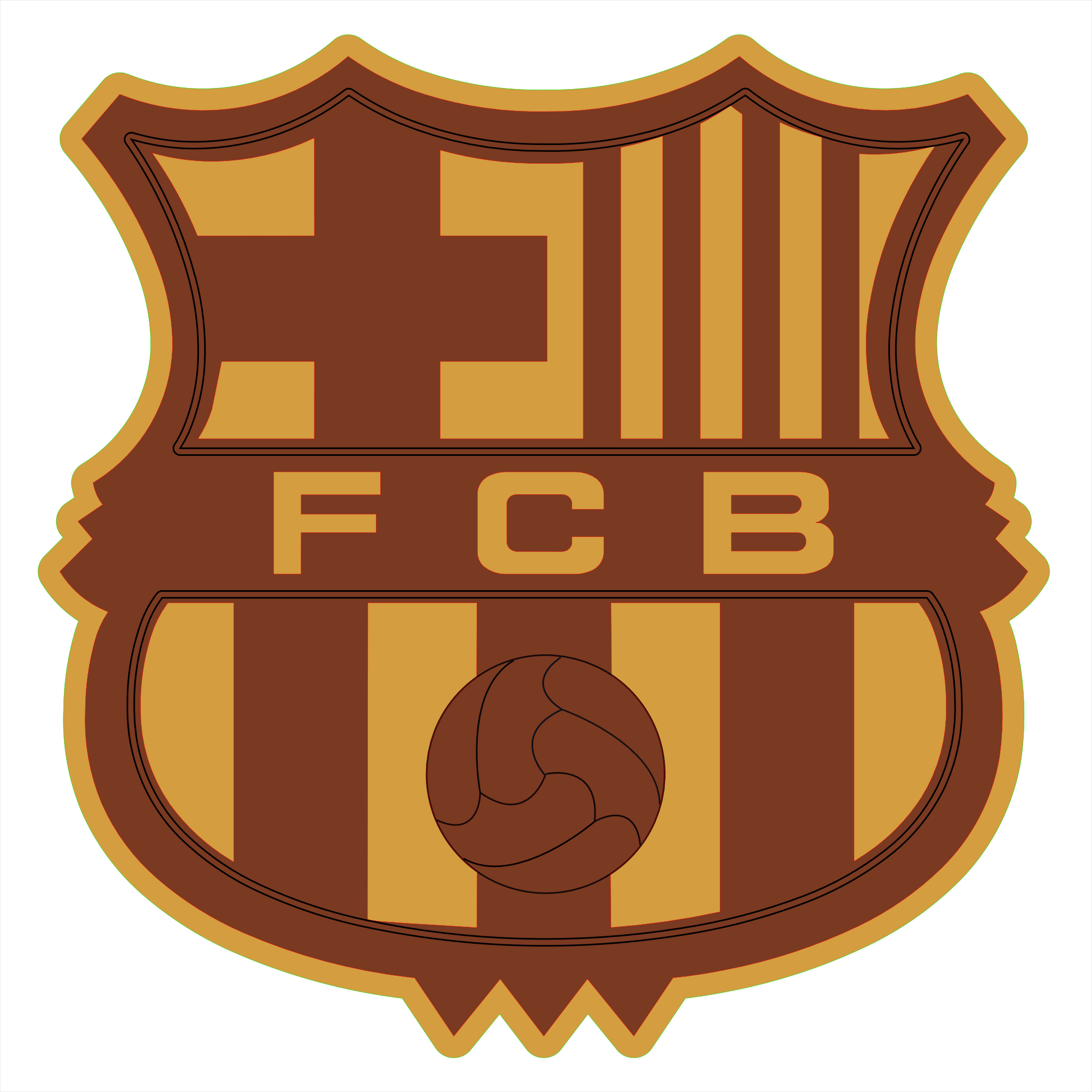 Panel ornamental ES-FCB 2 capas