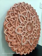 Decoración multicapa geométrica