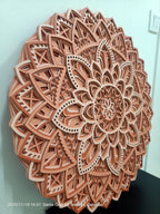 Decoración multicapa geométrica