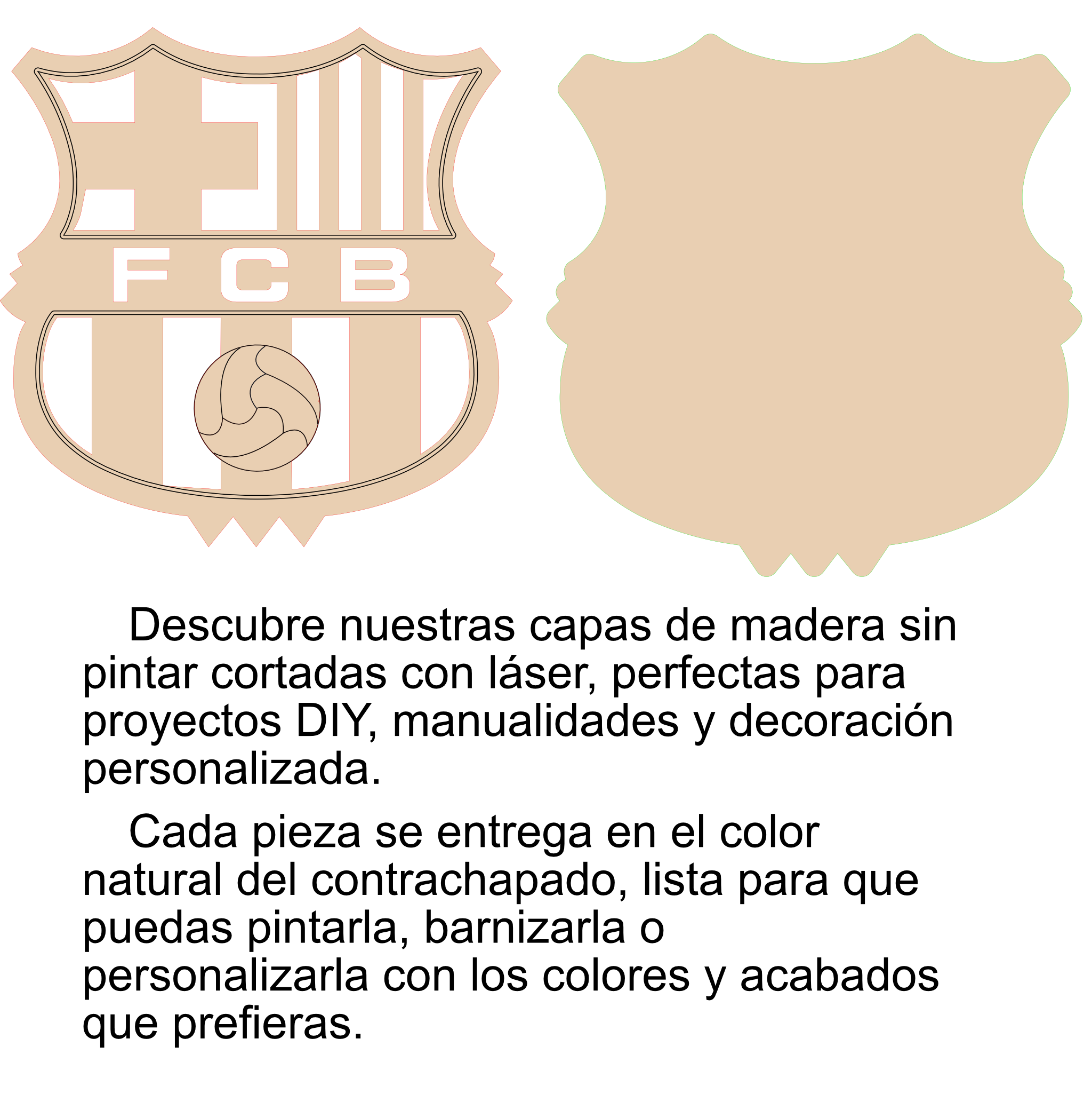 Panel ornamental ES-FCB 2 capas