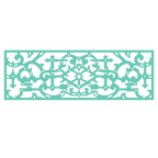 Abstrakte dekorative Plakette mit optischer Täuschung