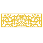 Abstrakte dekorative Plakette mit optischer Täuschung