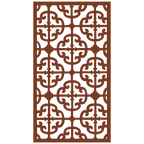 Panel ornamental modular geométrico para diseño de interiores elegantes