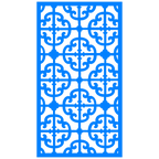 Panel ornamental modular geométrico para diseño de interiores elegantes