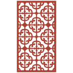 Panel ornamental modular geométrico para diseño de interiores elegantes