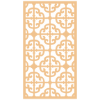 Panel ornamental modular geométrico para diseño de interiores elegantes
