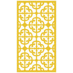 Panel ornamental modular geométrico para diseño de interiores elegantes