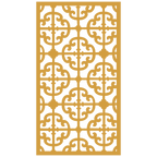 Panel ornamental modular geométrico para diseño de interiores elegantes