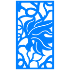 Revestimiento mural con panel ornamental geométrico moderno