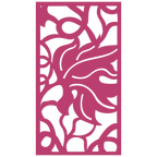 Revestimiento mural con panel ornamental geométrico moderno