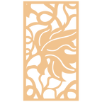 Revestimiento mural con panel ornamental geométrico moderno