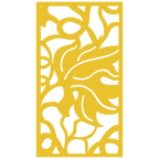 Revestimiento mural con panel ornamental geométrico moderno