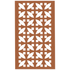 Panel decorativo geométrico modular aplicado en espacio contemporáneo
