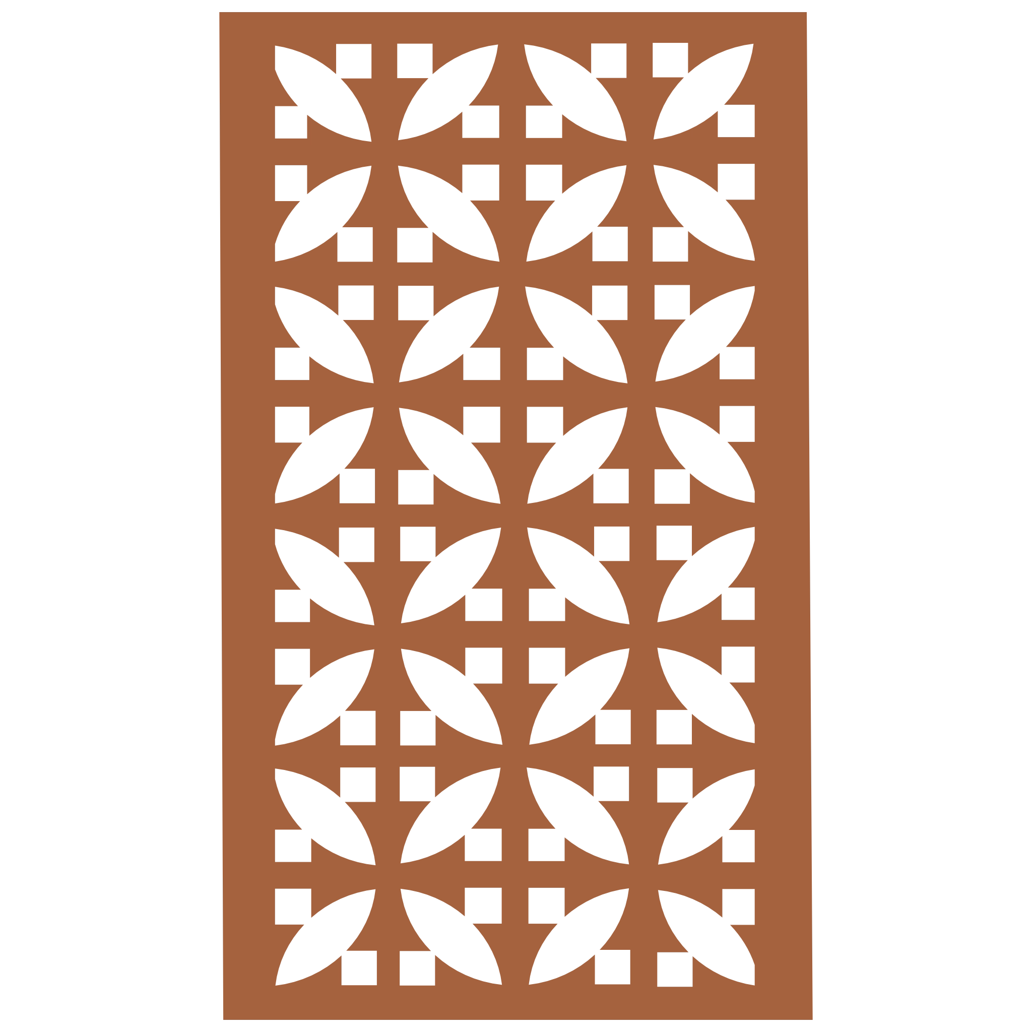 Panel decorativo geométrico modular aplicado en espacio contemporáneo