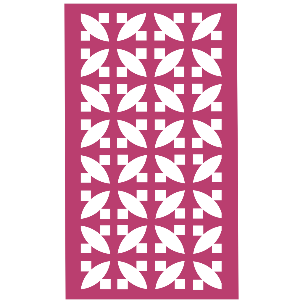 Panel decorativo geométrico modular aplicado en espacio contemporáneo