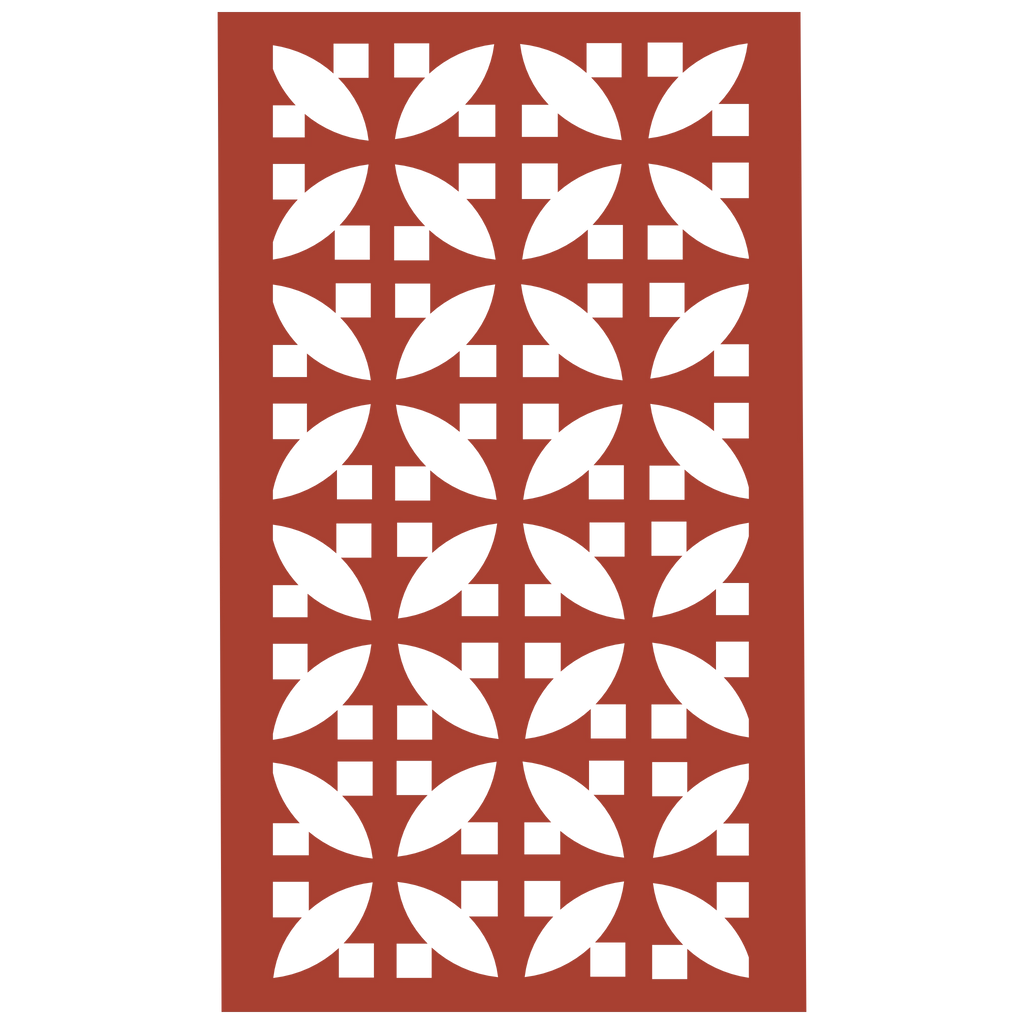 Panel decorativo geométrico modular aplicado en espacio contemporáneo