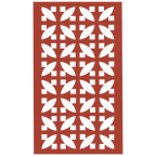 Panel decorativo geométrico modular aplicado en espacio contemporáneo