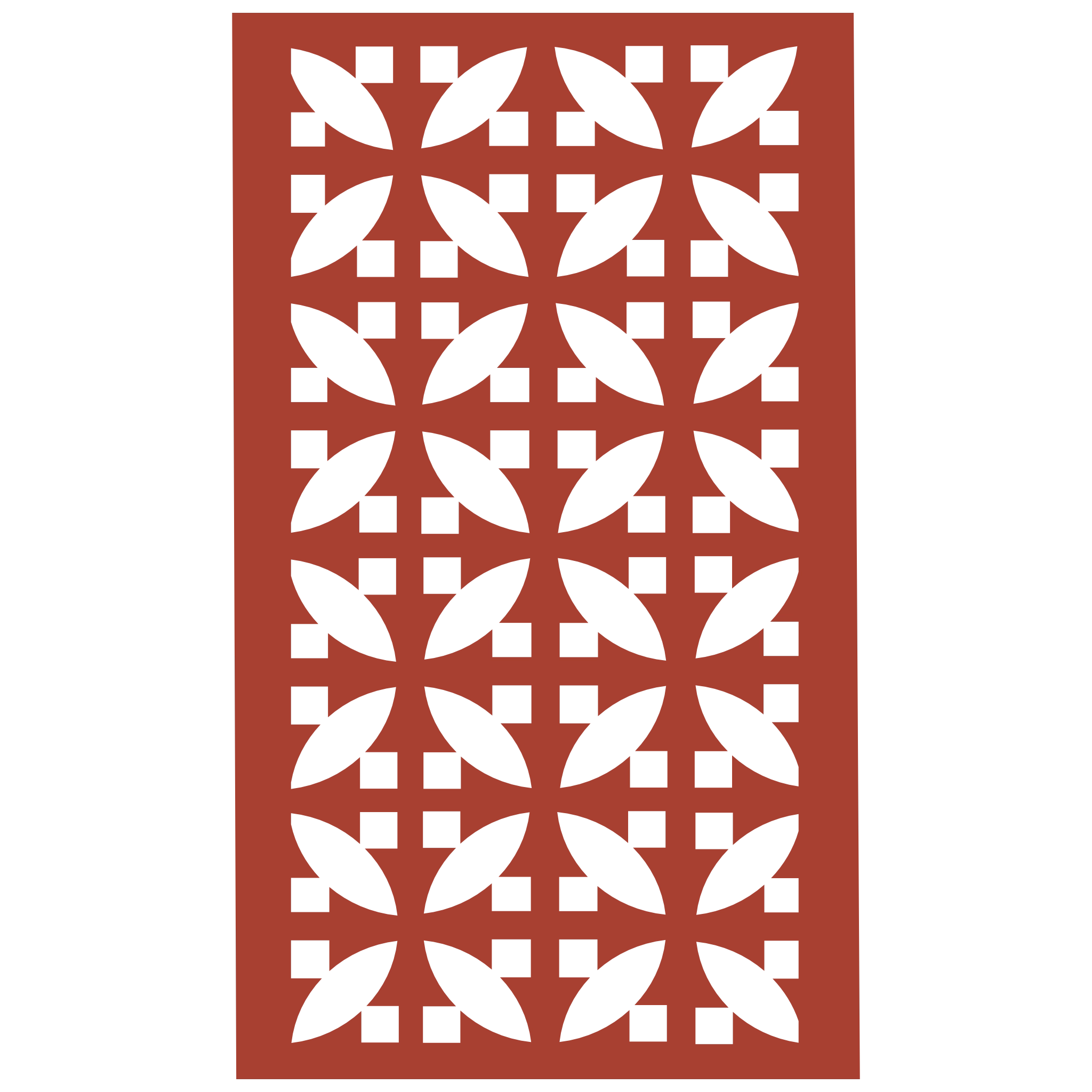 Panel decorativo geométrico modular aplicado en espacio contemporáneo