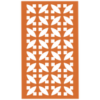 Panel decorativo geométrico modular aplicado en espacio contemporáneo