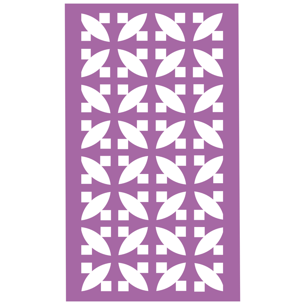 Panel decorativo geométrico modular aplicado en espacio contemporáneo