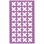 Panel decorativo geométrico modular aplicado en espacio contemporáneo