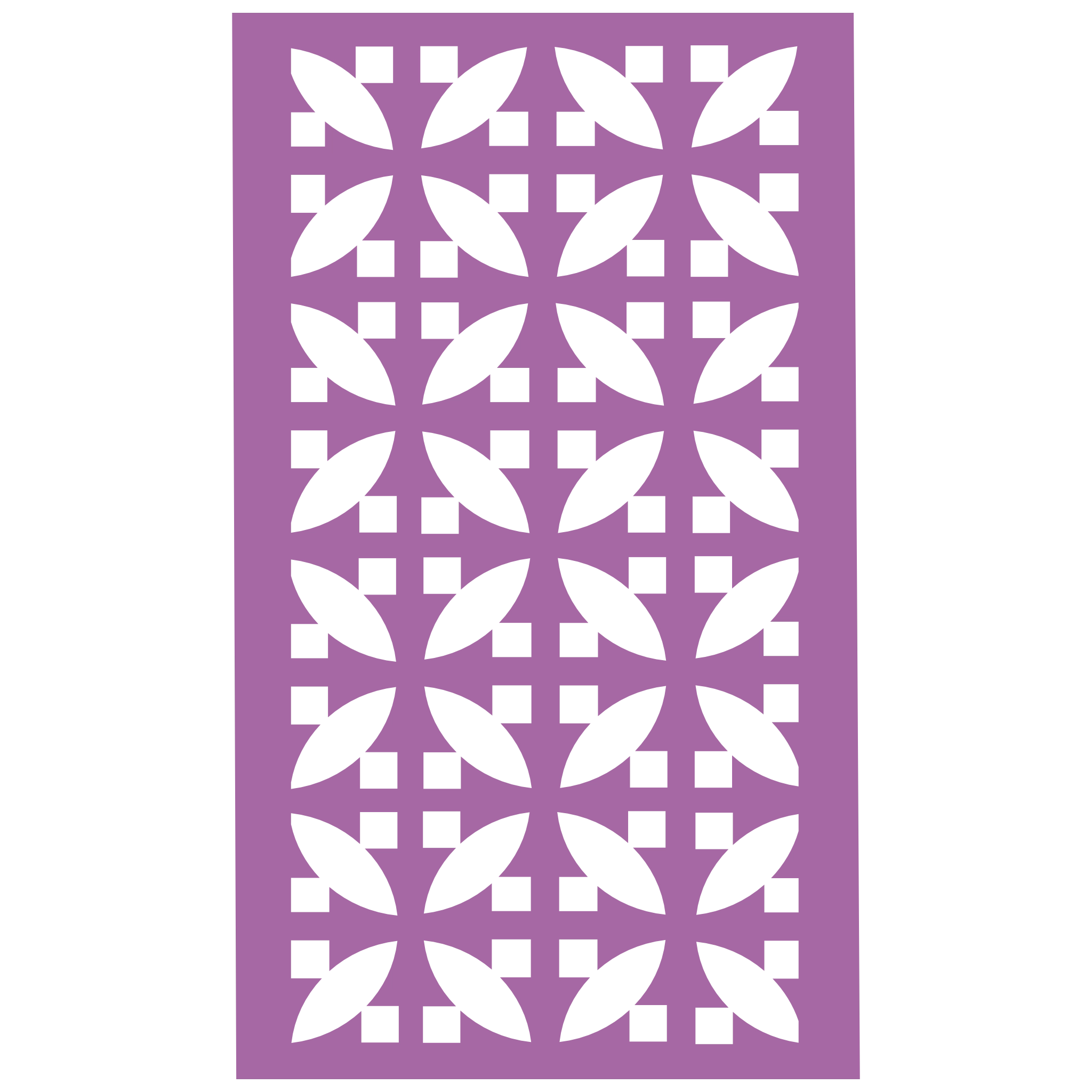 Panel decorativo geométrico modular aplicado en espacio contemporáneo