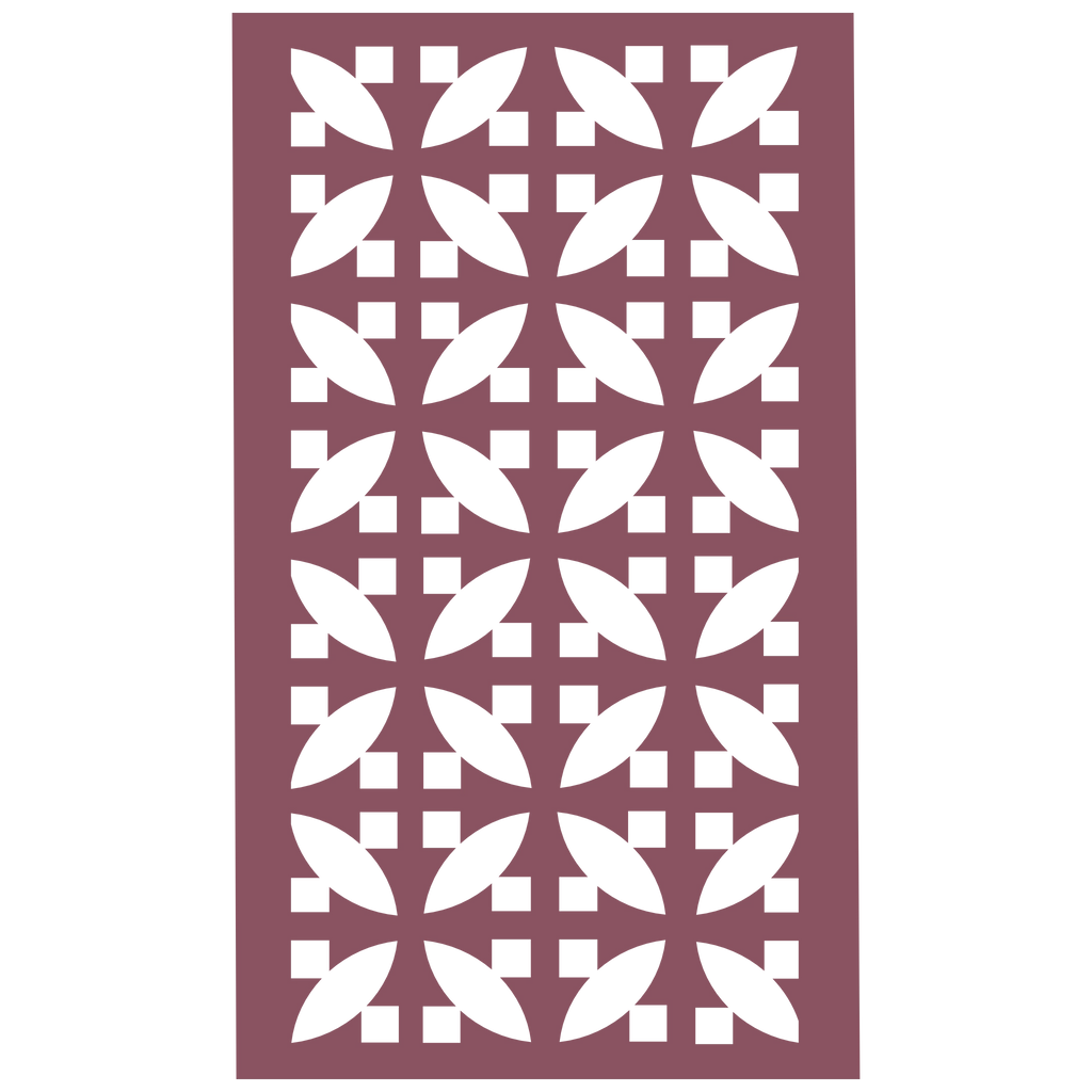 Panel decorativo geométrico modular aplicado en espacio contemporáneo