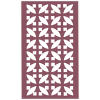 Panel decorativo geométrico modular aplicado en espacio contemporáneo