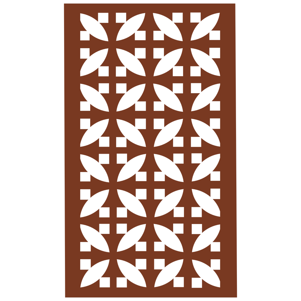 Panel decorativo geométrico modular aplicado en espacio contemporáneo