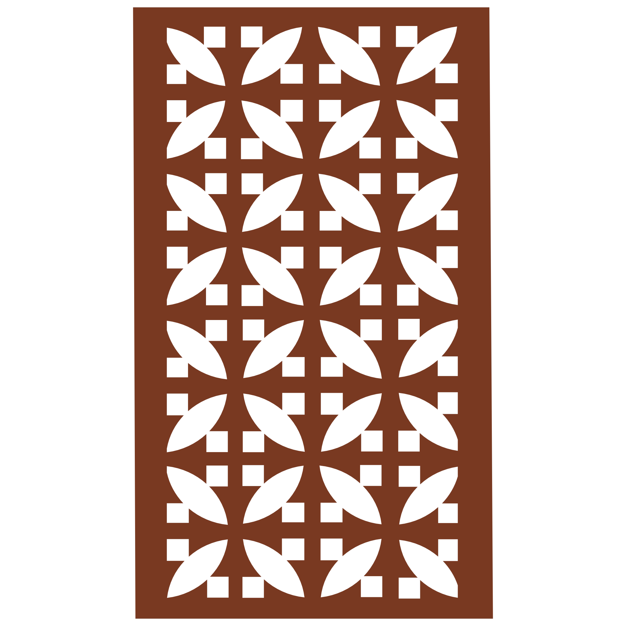 Panel decorativo geométrico modular aplicado en espacio contemporáneo