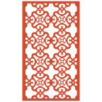 Panel decorativo geométrico modular aplicado en espacio contemporáneo