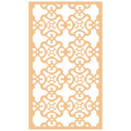 Panel decorativo geométrico modular aplicado en espacio contemporáneo