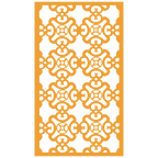 Panel decorativo geométrico modular aplicado en espacio contemporáneo