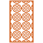 Panel decorativo geométrico modular aplicado en espacio contemporáneo