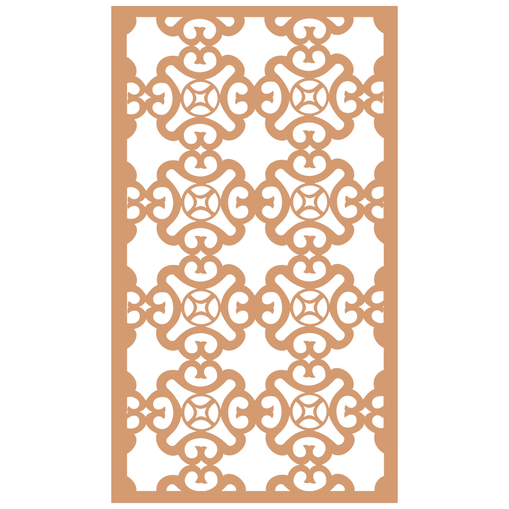 Panel decorativo geométrico modular aplicado en espacio contemporáneo