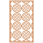 Panel decorativo geométrico modular aplicado en espacio contemporáneo