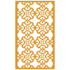 Panel decorativo geométrico modular aplicado en espacio contemporáneo