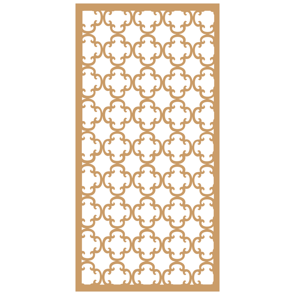 Panel ornamental modular geométrico de madera para decoración de pared interior