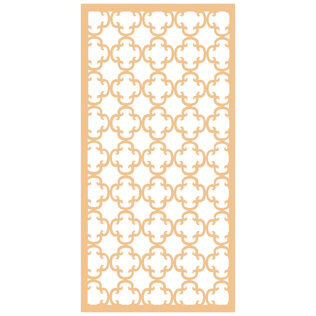 Panel ornamental modular geométrico de madera para decoración de pared interior