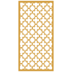 Panel ornamental modular geométrico de madera para decoración de pared interior