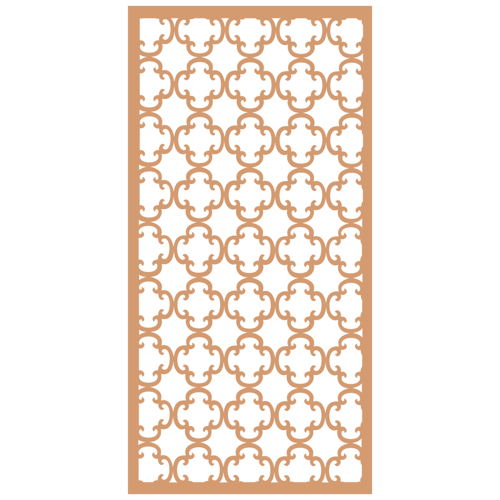 Panel ornamental modular geométrico de madera para decoración de pared interior