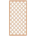 Panel ornamental modular geométrico de madera para decoración de pared interior