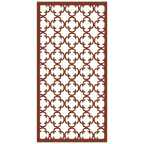 Panel ornamental modular geométrico de madera para decoración de pared interior