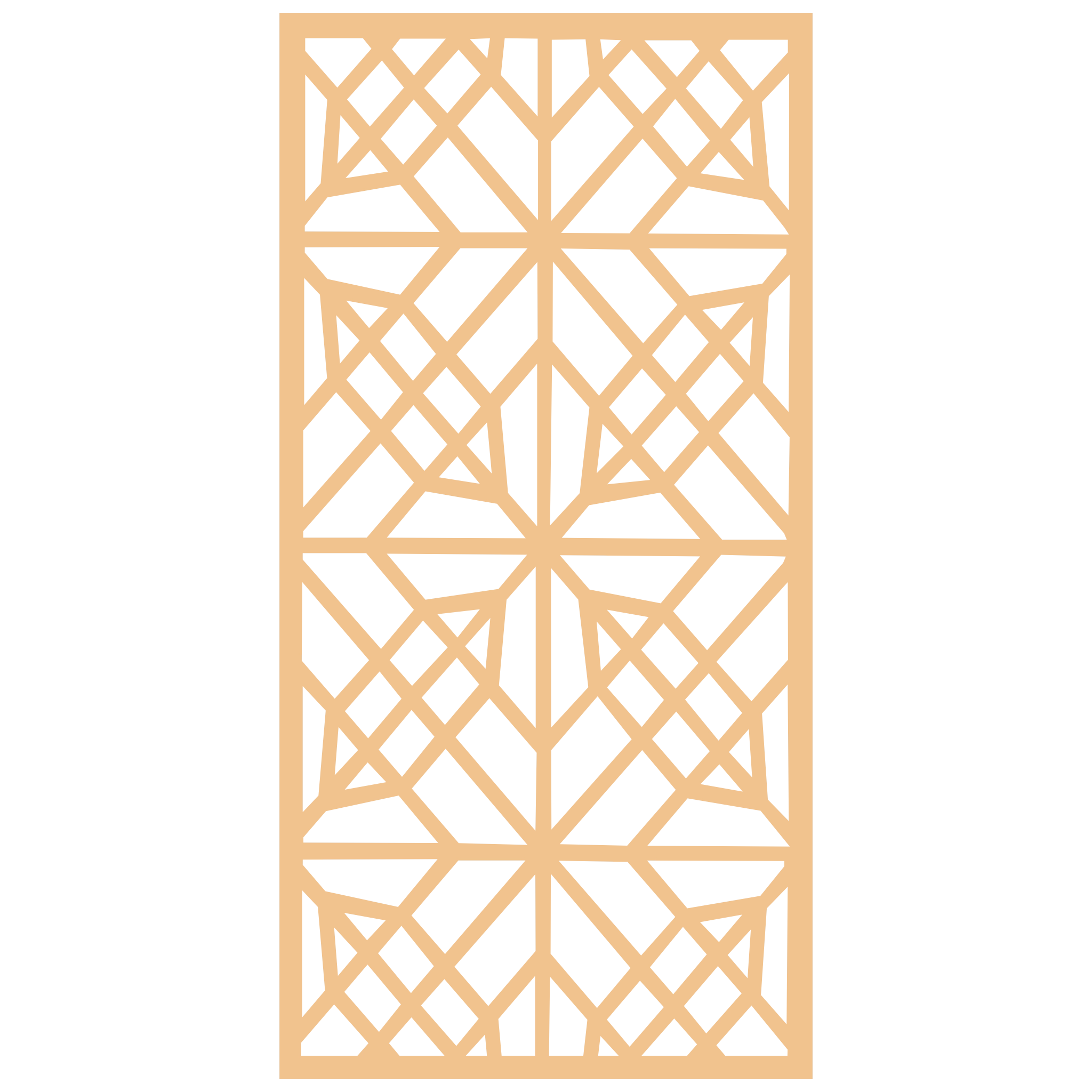 Panel decorativo geométrico modular instalado en pared moderna