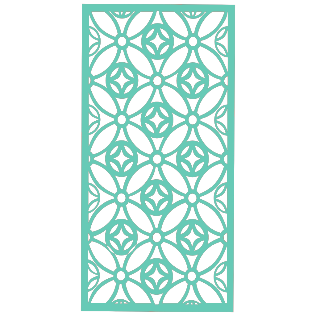 Panel decorativo de madera con patrón geométrico para interiores