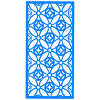 Panel decorativo de madera con patrón geométrico para interiores