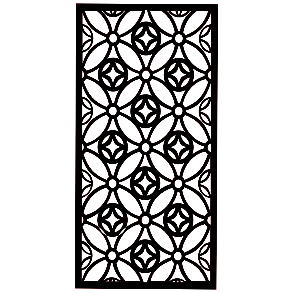 Panel decorativo de madera con patrón geométrico para interiores