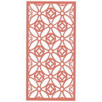 Panel decorativo de madera con patrón geométrico para interiores