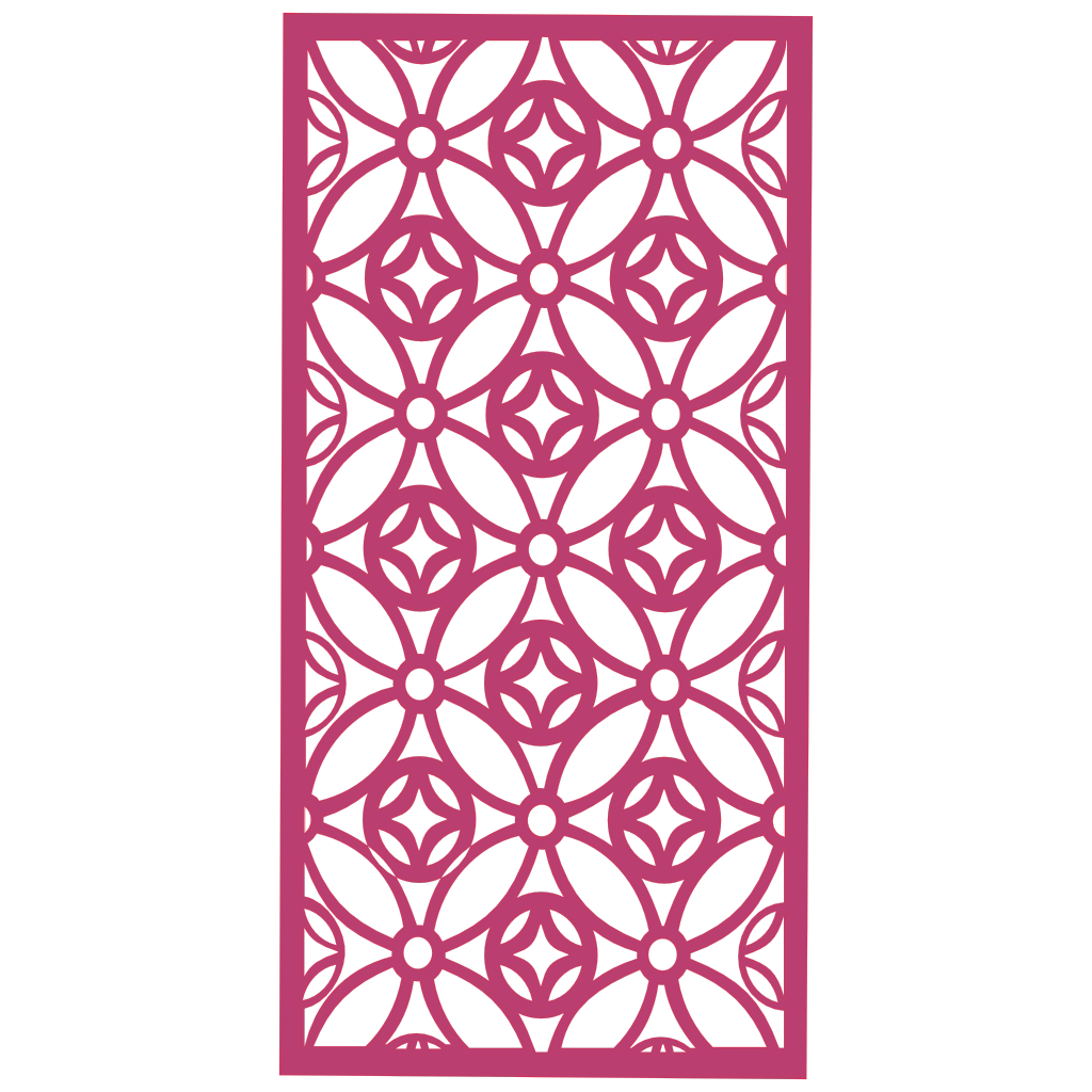 Panel decorativo de madera con patrón geométrico para interiores